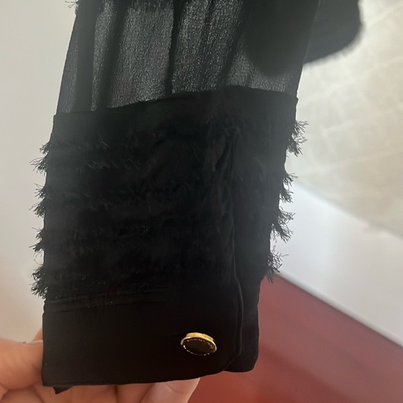 Burberry half see through long sleeves shirt . - Picture 2 of 5